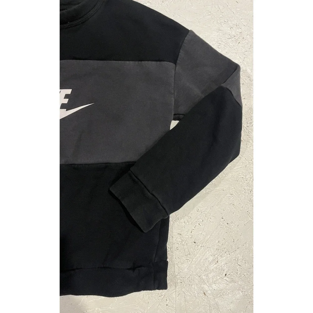 Nike Youth Unisex Sportswear DO6789 Sweatshirt‎ Size Youth S Black Gray Boys